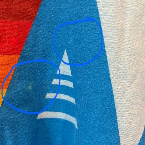 Aviator Nation Boyfriend Tee XS - With FLAWS - Picture 3 of 5